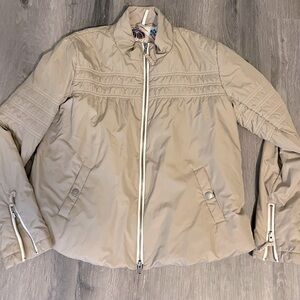 Free People Khaki Windbreaker Jacket Size XS